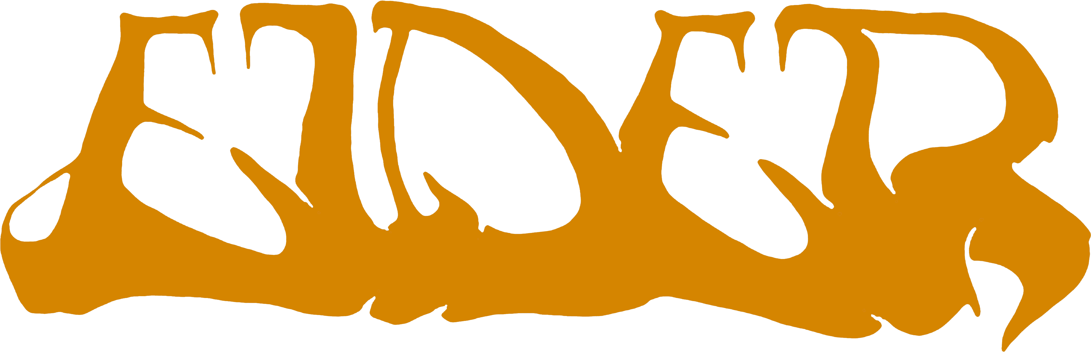 Elder Cropped Goldenrod Logo - Elder Band Logo (3568x1248)