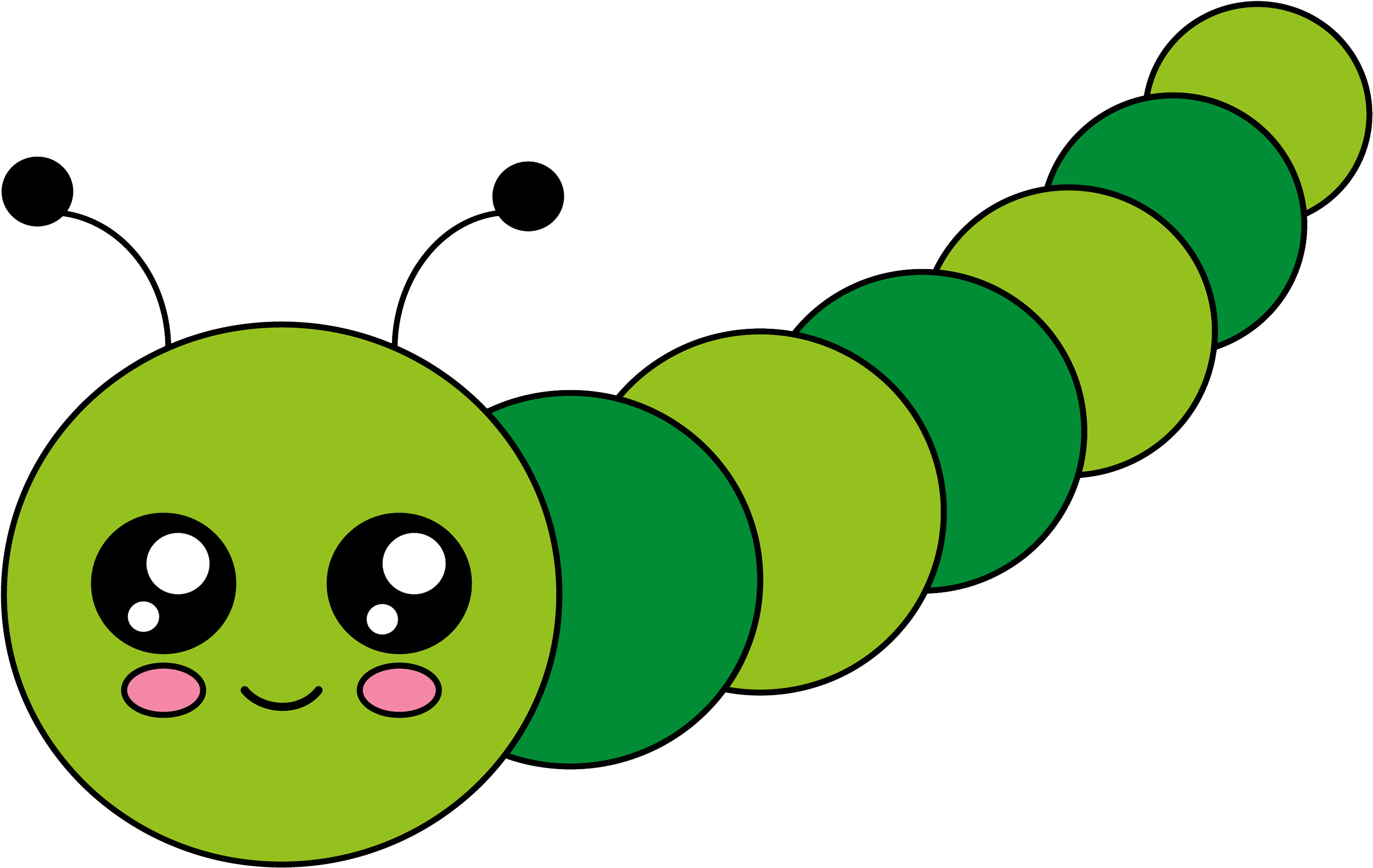 Cute Unicorn Clouddownload Now Cute Caterpillar Cute - Caterpillar (2982x2000)