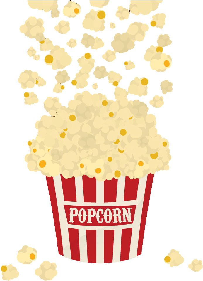 Free Library Popcorn Maker Drawing Royalty - Popcorn Drawing Png (1000x989)