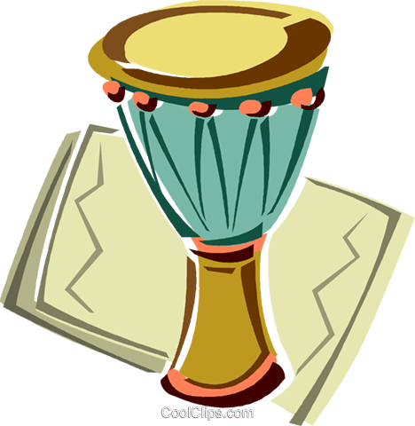 Drum Royalty Free Vector Clip Art Illustration - Illustration (468x480)