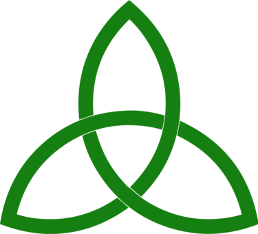 Symbol Computer Icons Triquetra Sign Drawing - Triquetra Png (375x340)