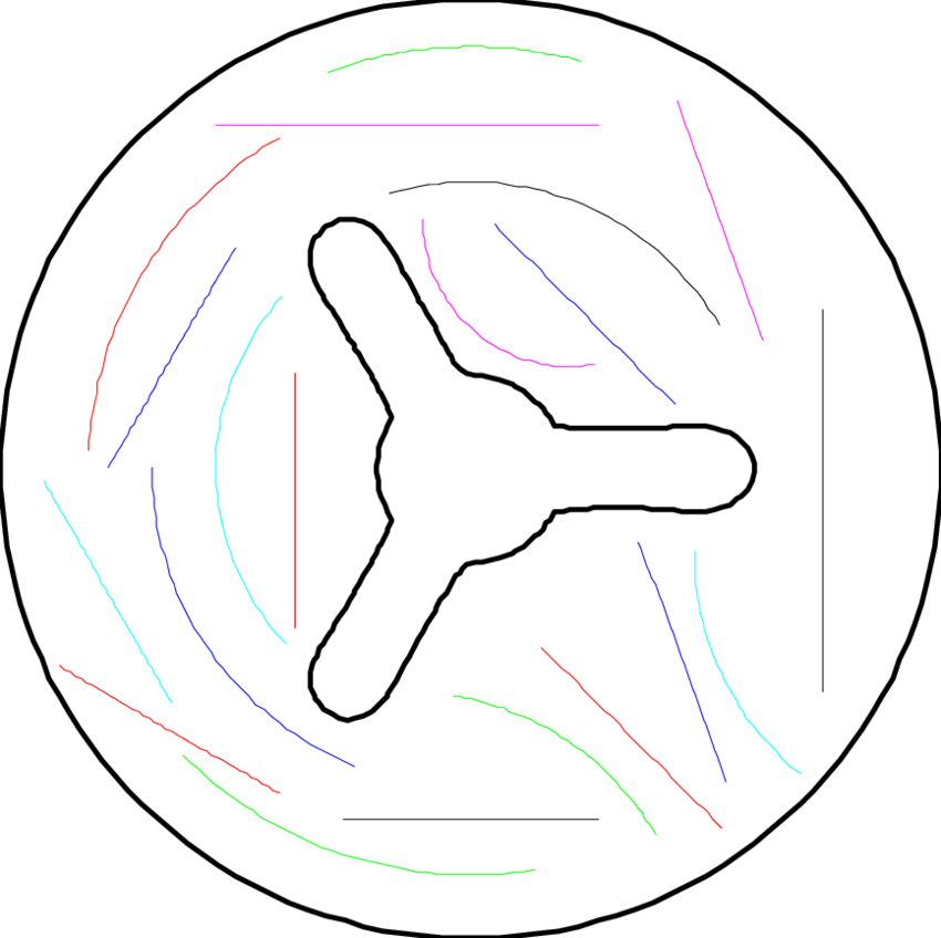 The Initial Placements Of Twenty Cloth Pieces Inside - Communication Logo Design (850x848)