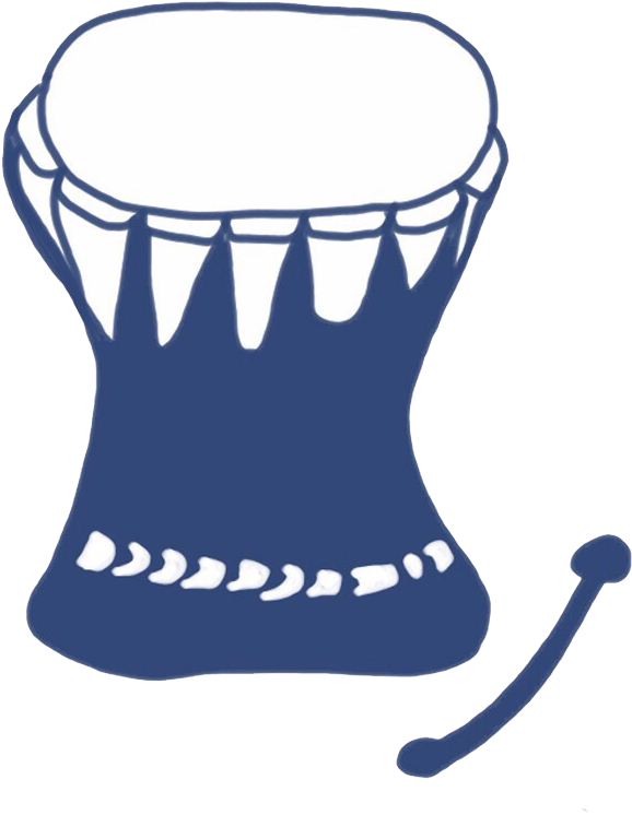 Clip Art Stock Drum Bongo Hand Painted Drums Handpainted - Snare Drum (750x844)