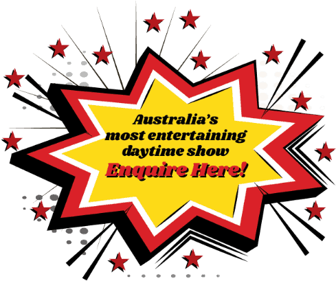 Australia's Most Entertaining Daytime Performer - Speech Balloon (510x431)