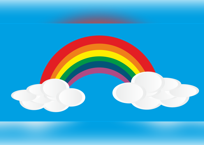 Color Palette Ideas From Sky Daytime Line Image - Colori Dell Arcobaleno (700x500)