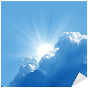 Clip Art Blue Sky With Sun - Heaven In Bible Verse (400x400)