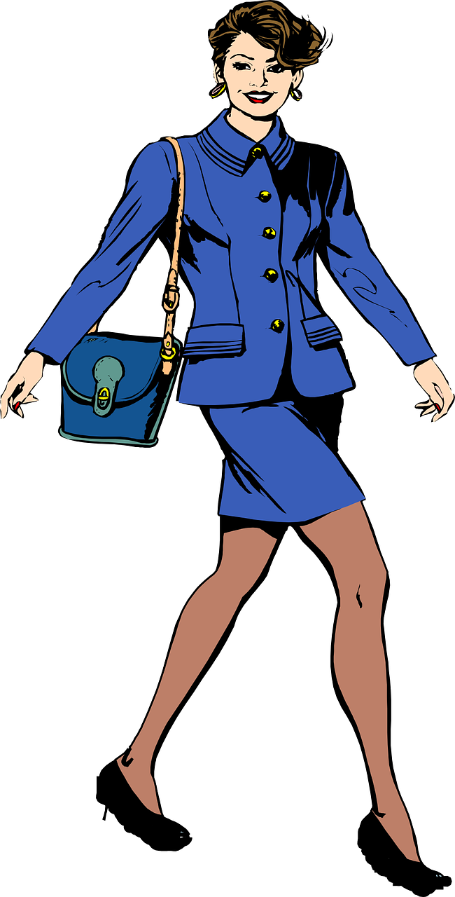 Business Woman Icon Png (650x1280)