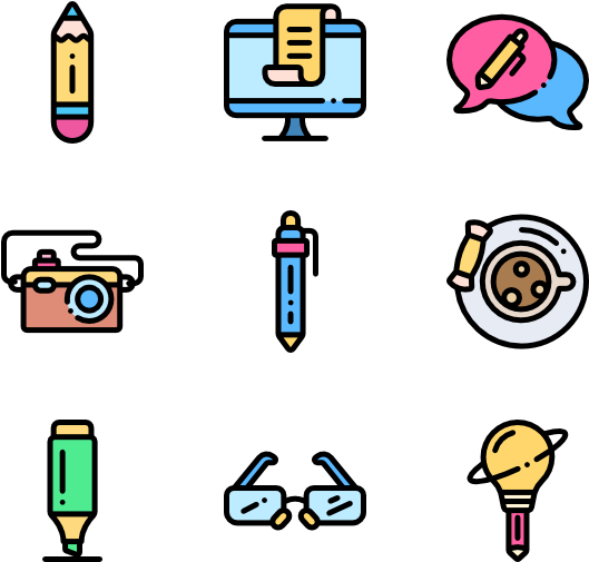 Copywriting - Cleaning Icons (600x564)