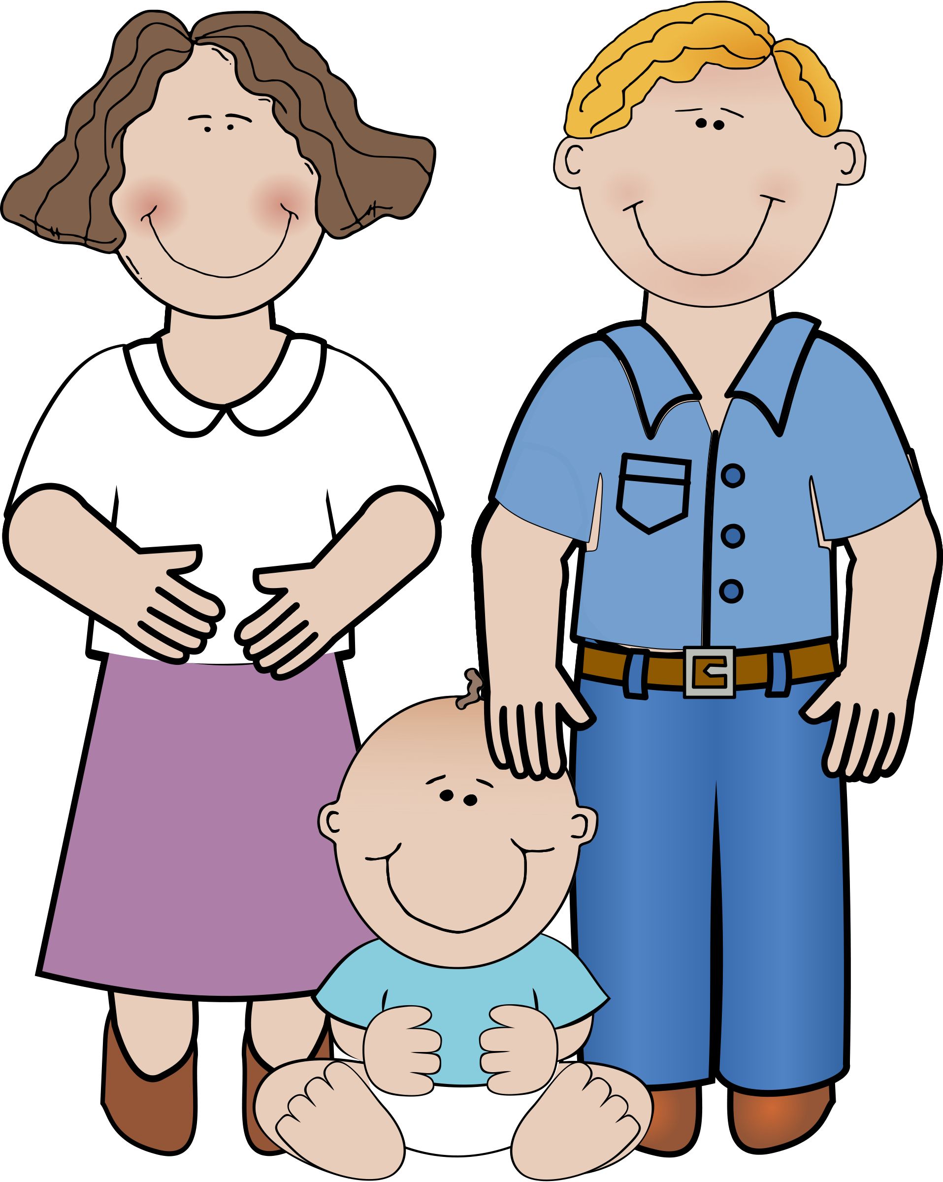 Clipart Transparent Library January Norah Colvin By - Small Family Clip Arts (1915x2400)