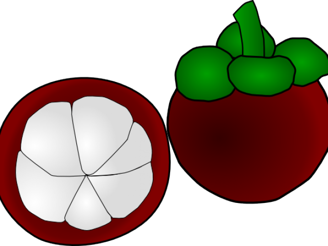 Durian Clipart Mangosteen Fruit - Mangosteen Clipart (640x480)