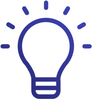 Happiness Clipart Internship Png Free Stock - Idea Light Bulb Black And White Clipart (480x480)