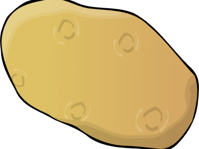 Potato Clipart Vector - Cartoon Image Of Potato (640x480)