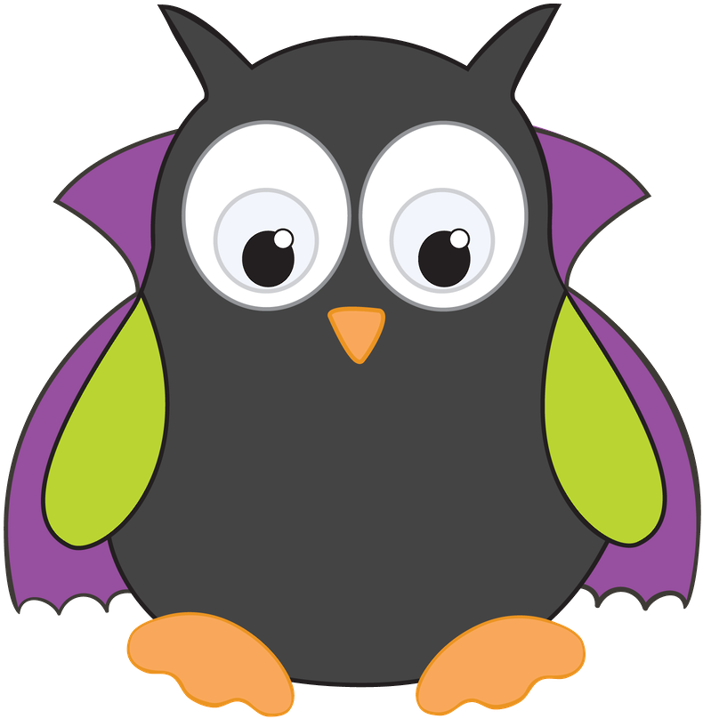 Minus Halloween Owl, Halloween Images, Owl Clip Art, - Hibou Halloween Clipart (900x900)