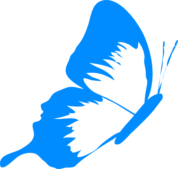 Pink Butterfly Clipart Png (600x568)