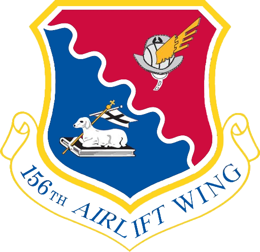 156th Airlift Wing Patch - 156th Airlift Puerto Rico (512x495)