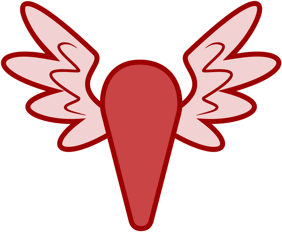 Winged Shield Cutie Mark By The Smiling Pony - Winged Shield Cutie Mark By The Smiling Pony (985x811)