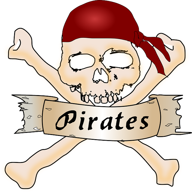 Crossbones, Skull, Pirates, Logo, Skeleton, Horror - East Minico (640x640)