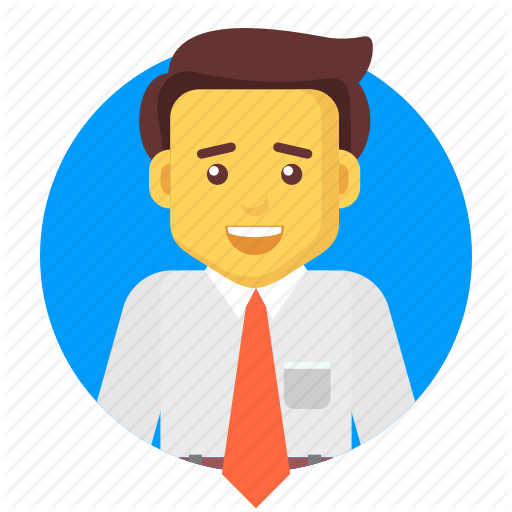 Clip Free Business Character By Icontree Avatar Happy - Businessperson (512x512)