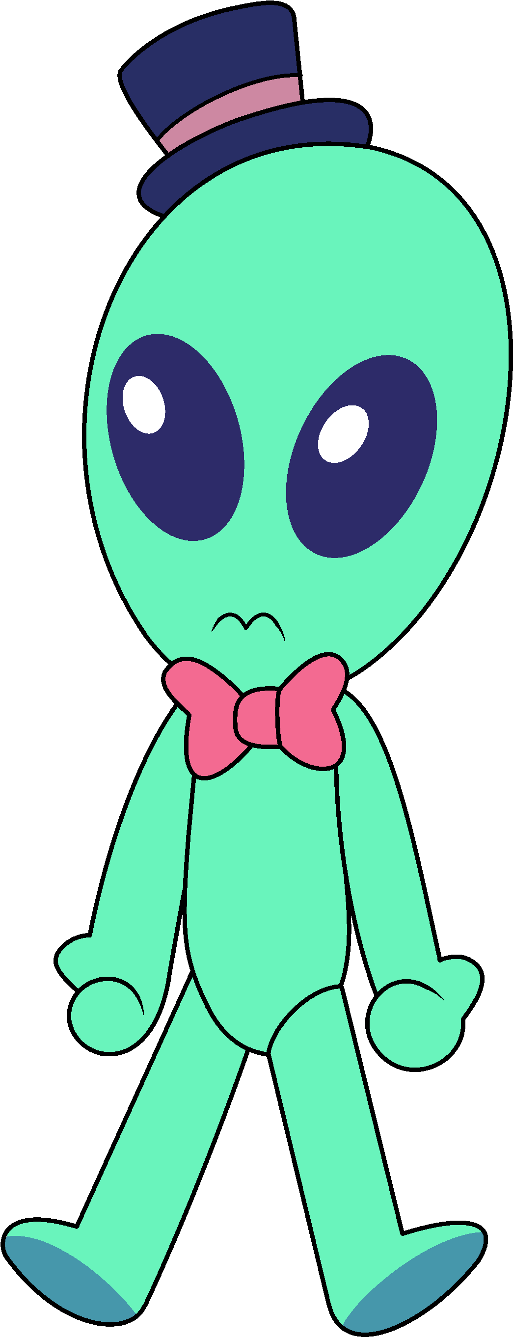 Cartoon Alien Png Picture Black And White Download - Steven Universe Peridot Alien (1612x3000)