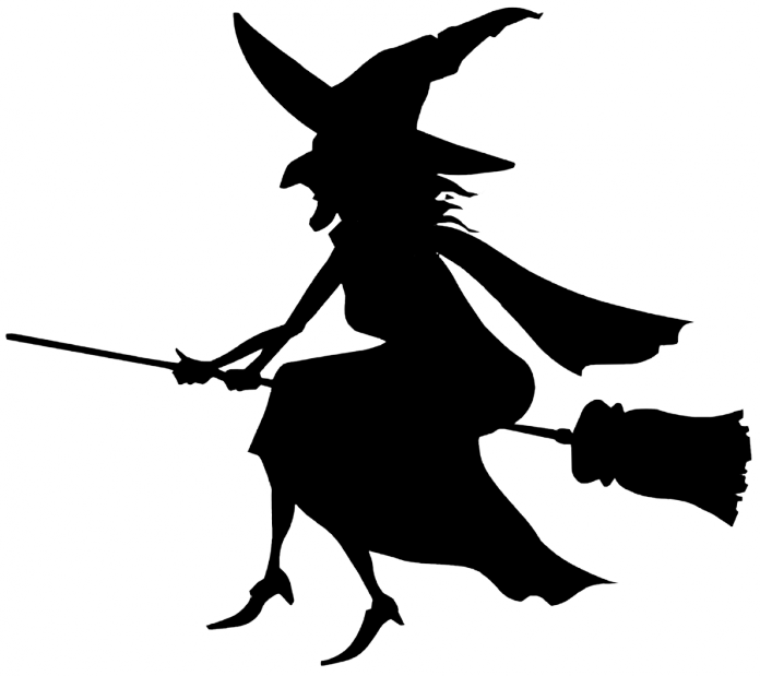 Free Download Witch Black And White Clipart Witchcraft - Zero To... Shower Curtain (696x619)