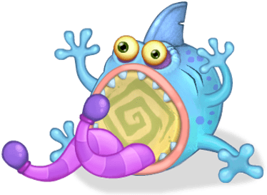 Pummle Sticking Out Double Tongue - My Singing Monsters Pummel (400x400)