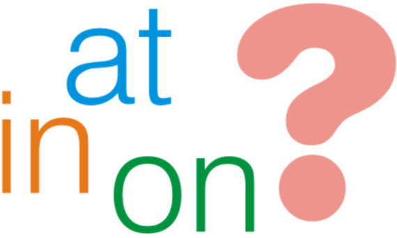 Preposições Em Inglês - Preposiciones De Tiempo Y Lugar (570x342)