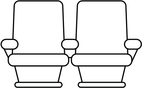 Theater Seats Icon Image Icons By Canva Director Chair - Icon (550x550)