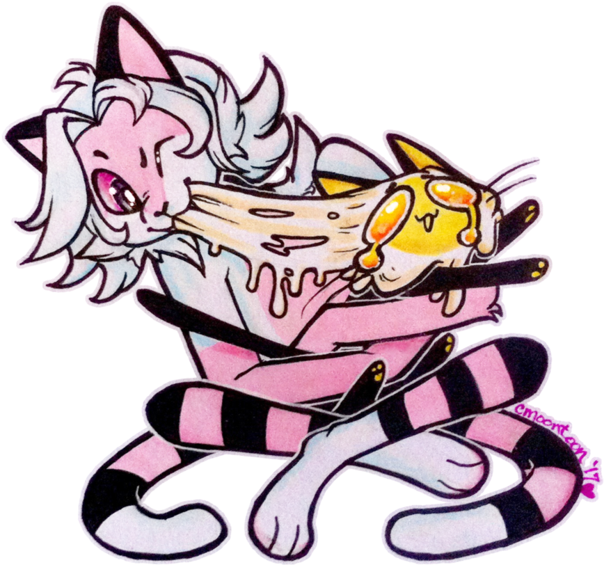 A Treat By Cmoontoon On Deviantart - Drawing (886x902)