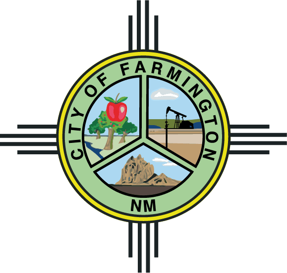 Clip Royalty Free Library Farmington Nm Official Website - City Of Farmington Logo (579x552)