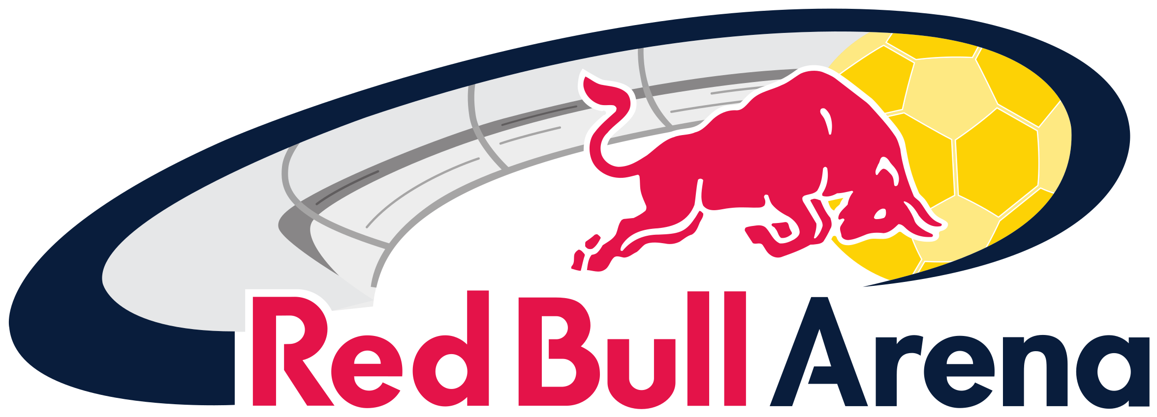 Red Bull Arena Logo Png Transparent Amp Svg Vector - Red Bull Arena Logo (2400x898)