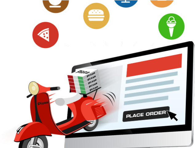 Delivery Clipart Food Cost - Order Online Food (640x480)