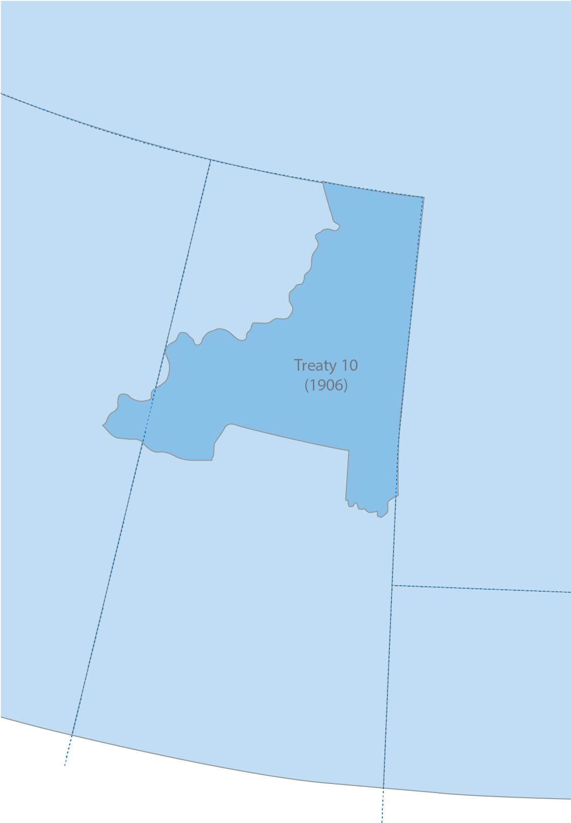 Close Up Of Treaty 10 Territory In - Illustration (2401x2401)