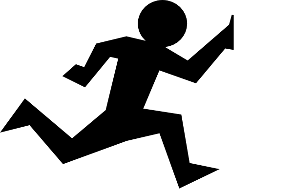 Picture Stock Man Clip Art At Clker Com Vector - Running Man Silhouette Gif (600x392)