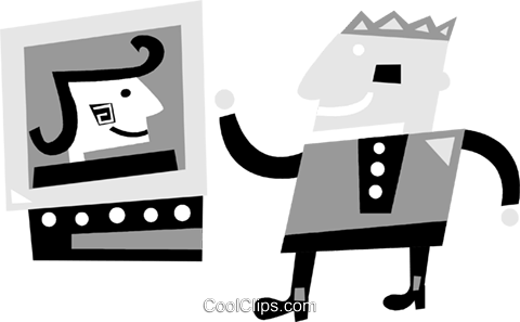 Newsroom Concepts Royalty Free Vector Clip Art Illustration - Newsroom Concepts Royalty Free Vector Clip Art Illustration (480x297)