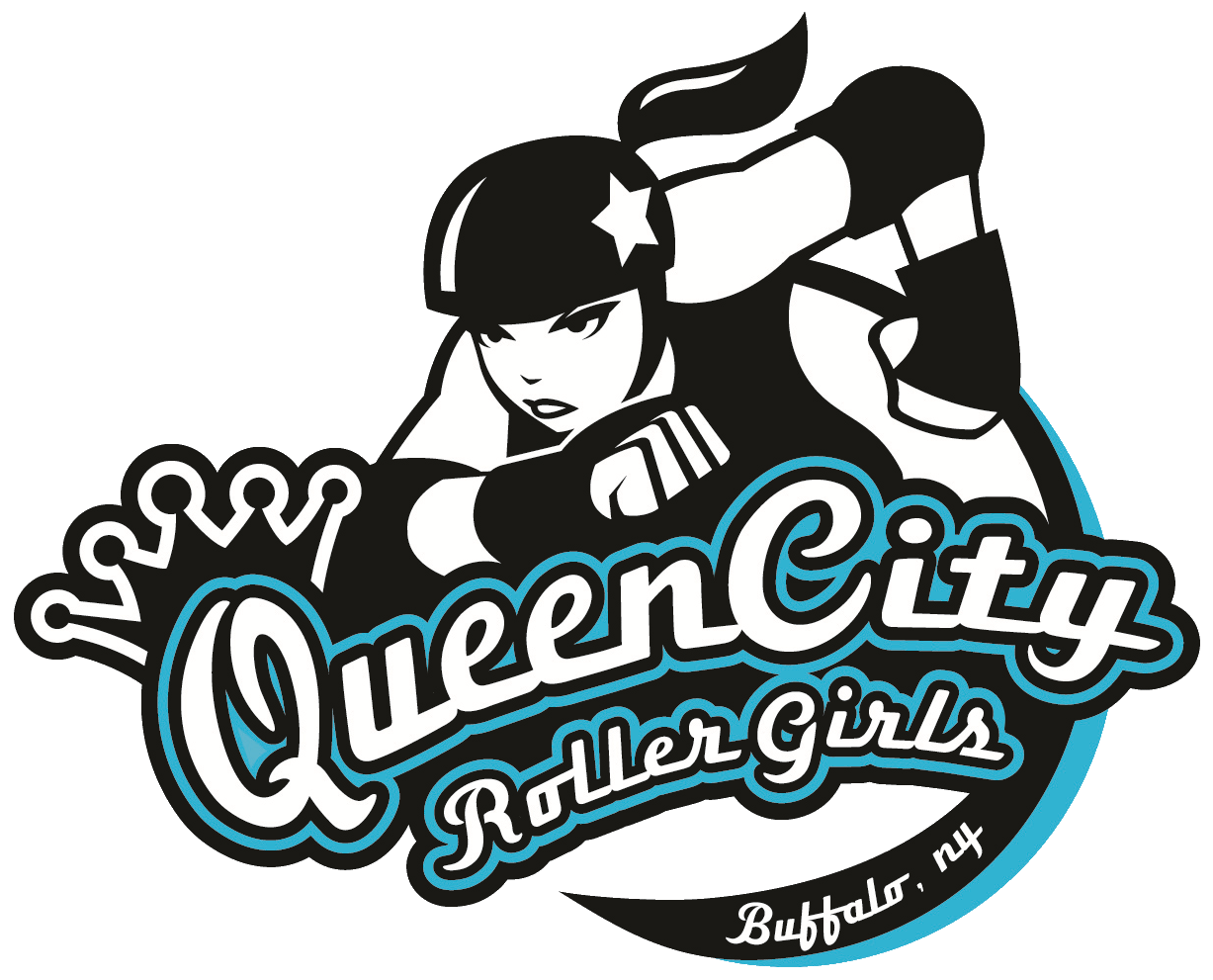 Newsroom Queen City Girls New York Logo - Queen City Roller Girls Logo (1300x1300)