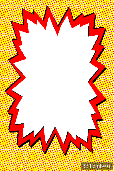 Free Photo Greeting Card - Comic Book Template (400x600)