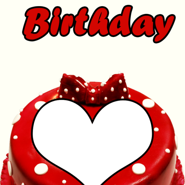 Birthday Frame With Love - Lover Birthday Png Photo Frames Hd (600x600)