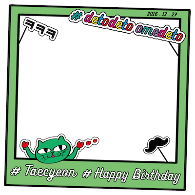 Happy Birthday Taecyeon - Happy Birthday Taecyeon (400x400)