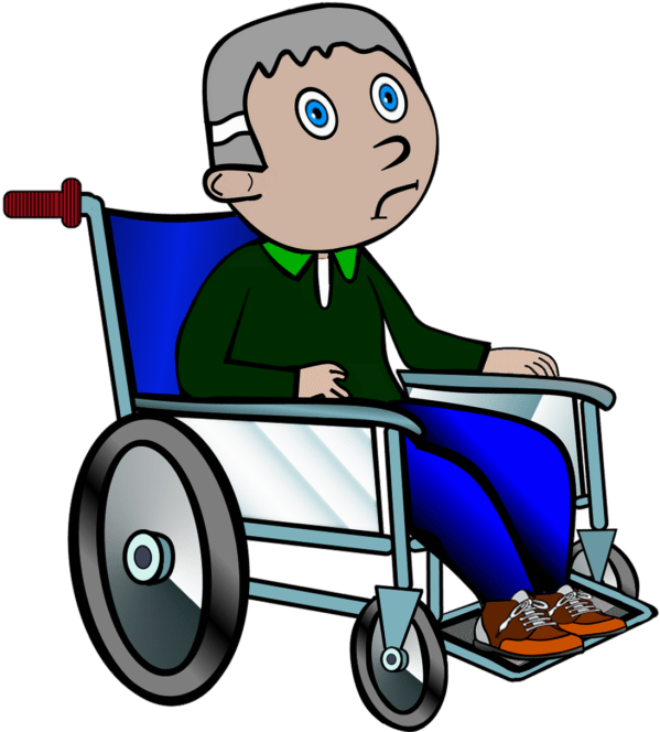 Mensch Im Rollstuhl Clipart (700x700)