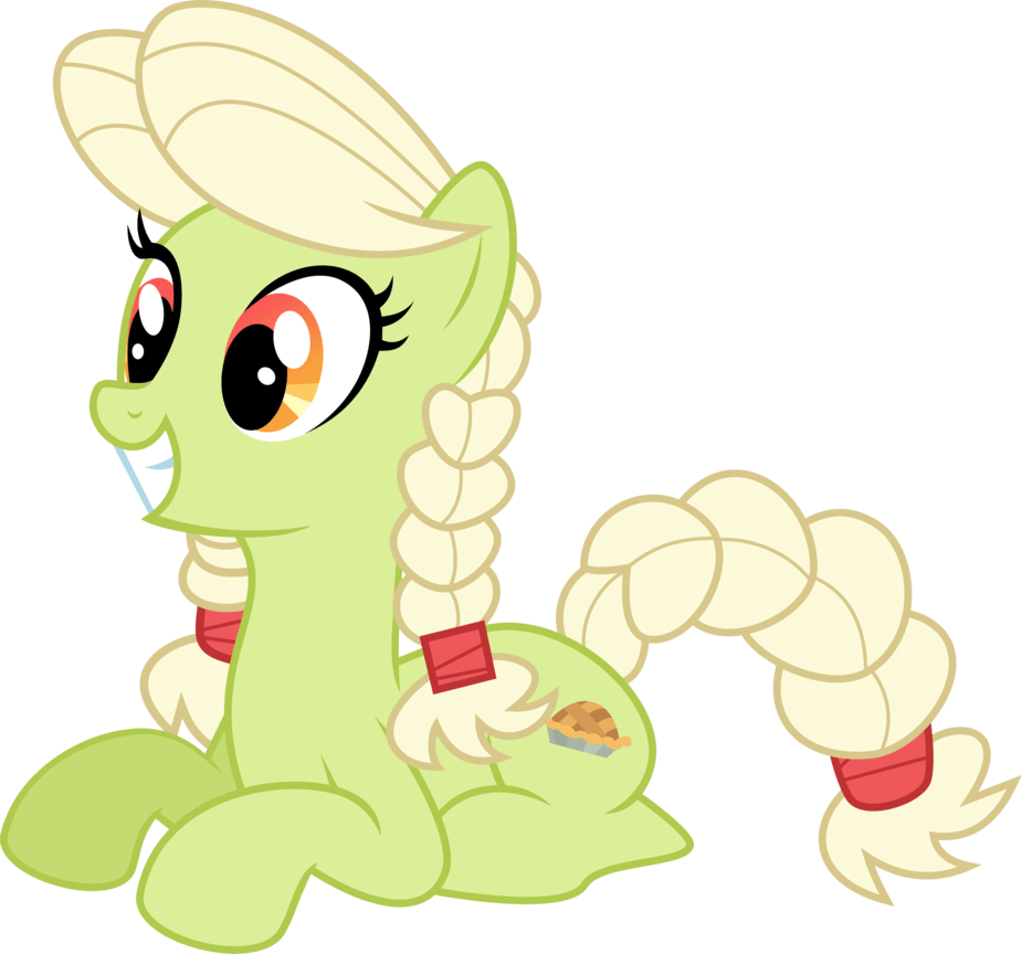 Young Granny Smith Vector By Missbeigepony On Deviantart - Cartoon (925x864)