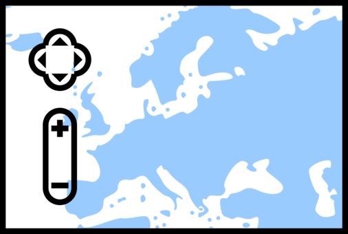 Europe Vector Map - Europe Map Vector Png (506x340)