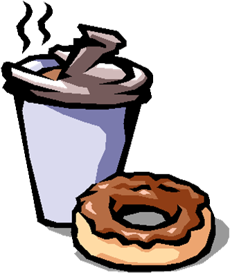 Clipart Freeuse Master Calendar Event Details - Coffee And Donut Clip Art (333x400)