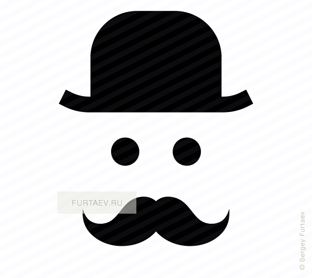 Icon Of Mustache Man - Mustache Man Icon (620x553)