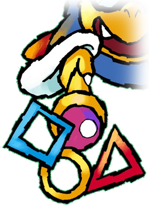 Magic Clipart Scepter - Kamek Mario (475x675)