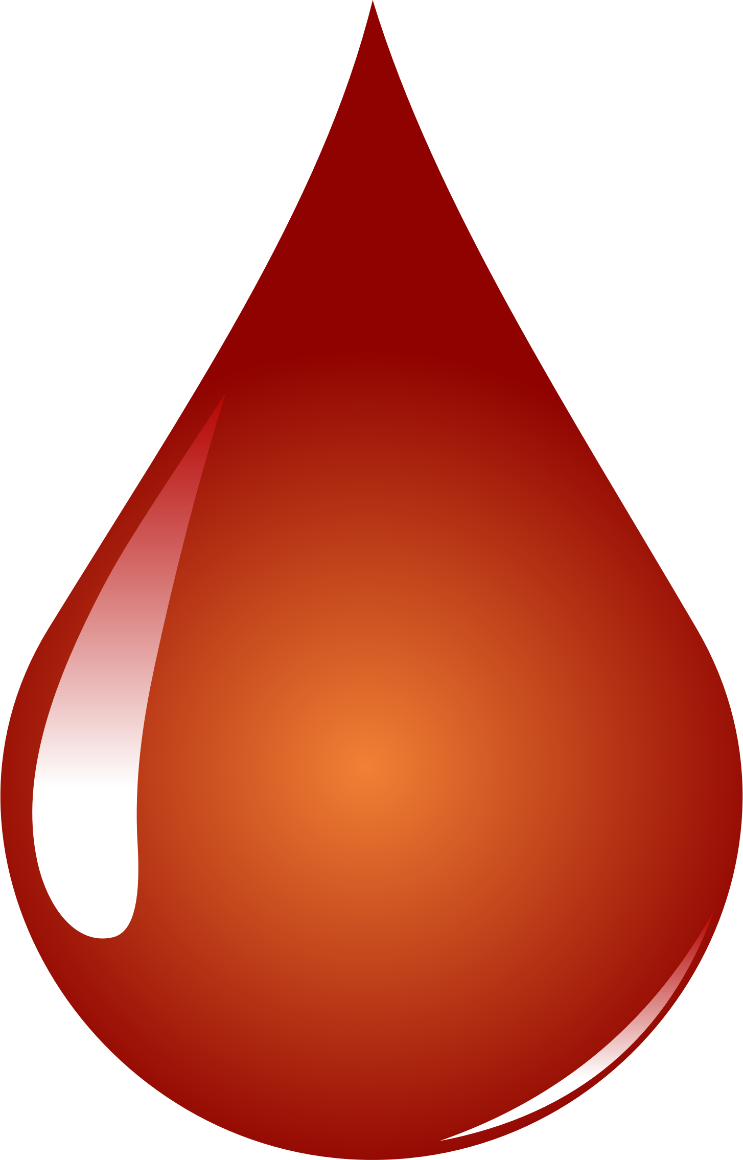 By Gdj - Blood Drop Clipart (1454x2270)