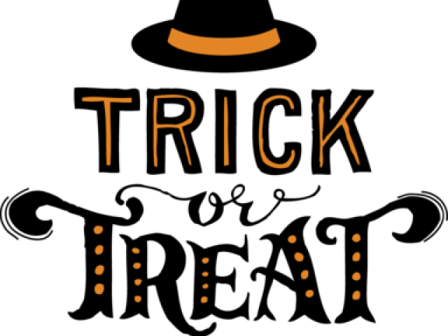 Trick Or Treat Clipart Svg - Trick Or Treat Print (640x480)