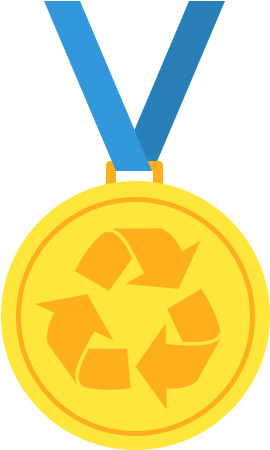 Take The Pledge - Simbolo De Reciclaje Fondo Transparente (300x449)