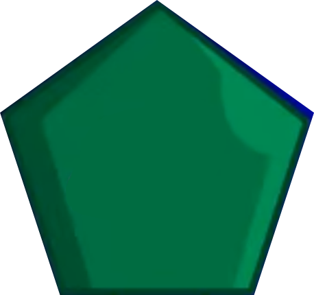 Image - Shape Battle Green Pentagon (458x430)