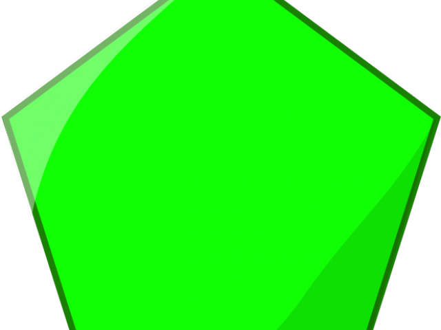 Pentagon Clipart Hexagon - Shape (640x480)