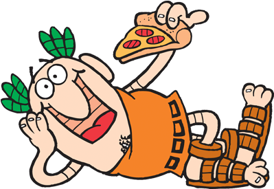 Crazy Sauce - Little Caesars Pizza Man (400x380)